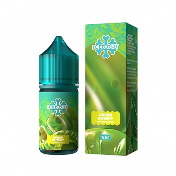 Ароматизатор Glitch Sauce ICED OUT "Green Gummy / Мармеладные червячки с яблоком" 12мл (на 30)
